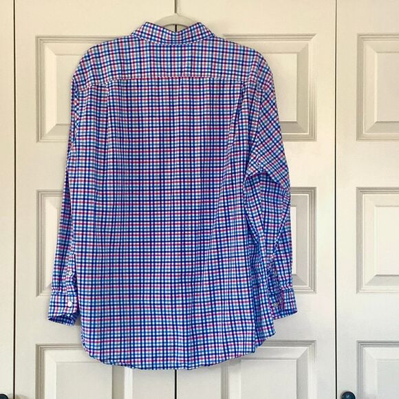 Ben Sherman Gingham XL Button Up Long Sleeve Lightweight Stretch Men’s Shirt - Picture 3 of 10